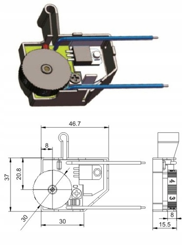 Regulator obrotów silnika 6 - 10A 230V Kod producenta Regulator obrotów silnika 6 - 10A 230V