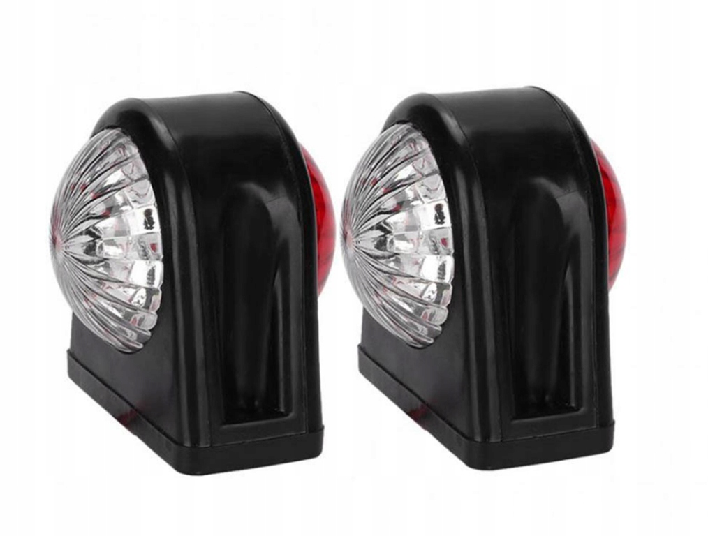СВЕТОДИОДНЫЕ БОКОВЫЕ ЗАДНИЕ ГАБАРИТНЫЕ ОГНИ 10-30V ДВУХСТОРОННИЕ