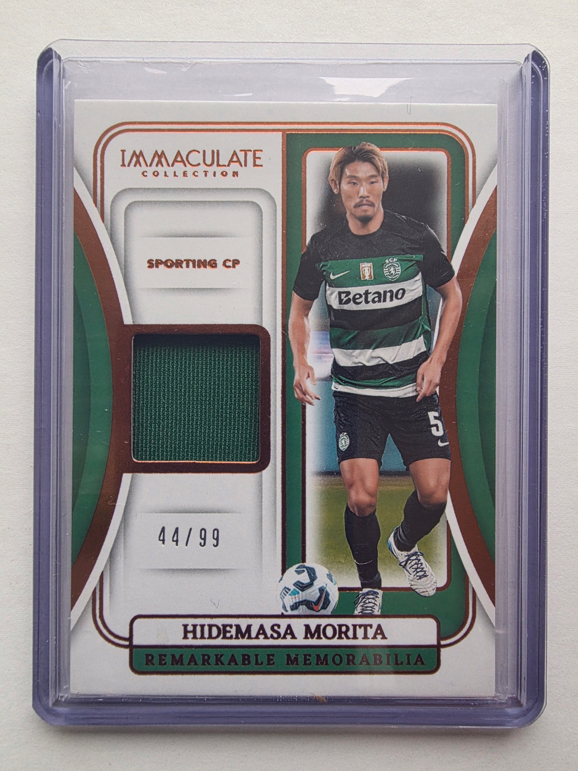2024-25 Panini Immaculate Hidemasa Morita Sporting Patch Relic /99 /b