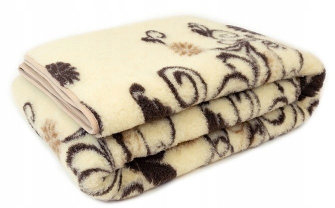 Vlněná deka Sofio 160X200 100% Merynos Kampol Originální licence Woolmark