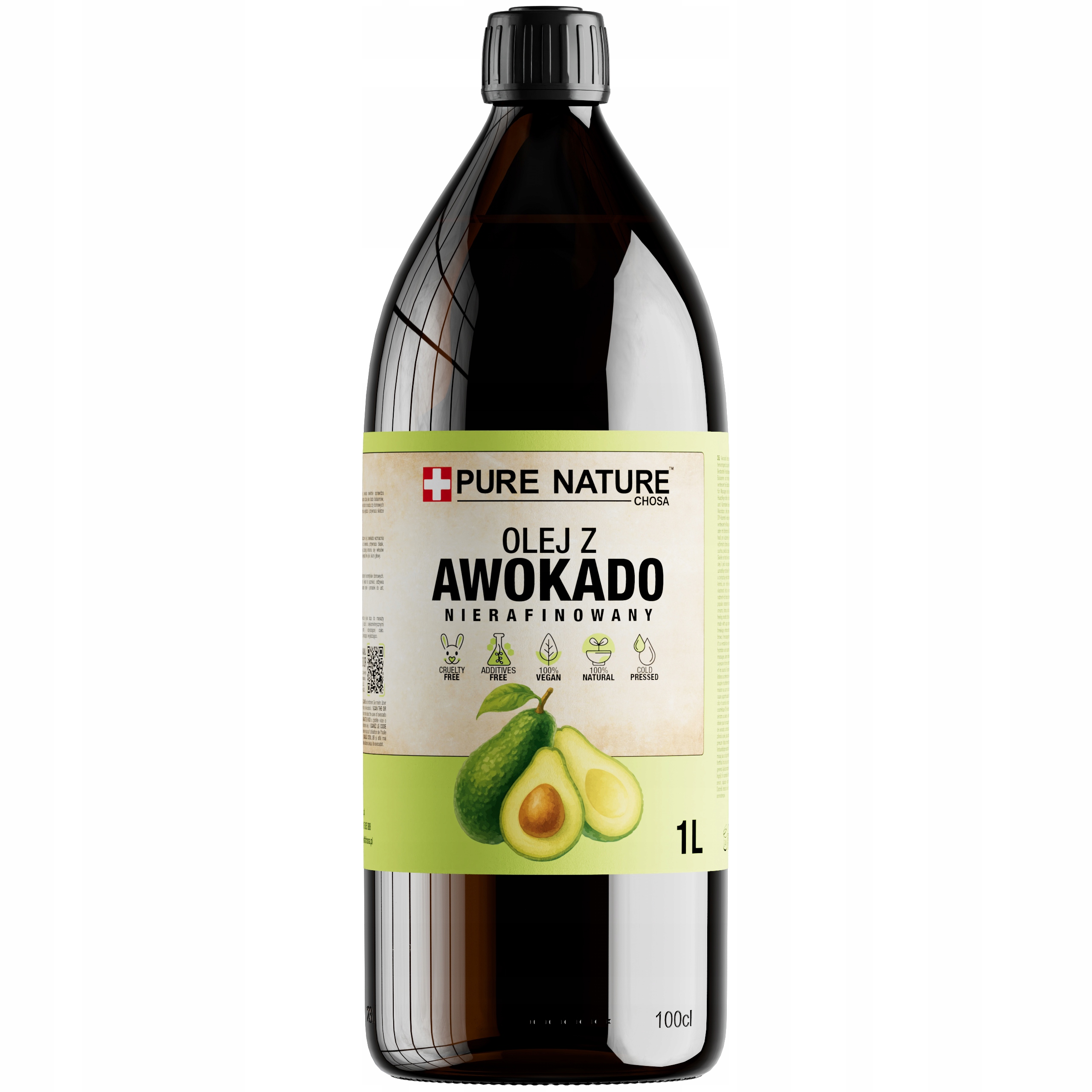 Avokádový Olej Nerafinovaný Za Studena Lisovaný Přírodní 1000 ml 1 l