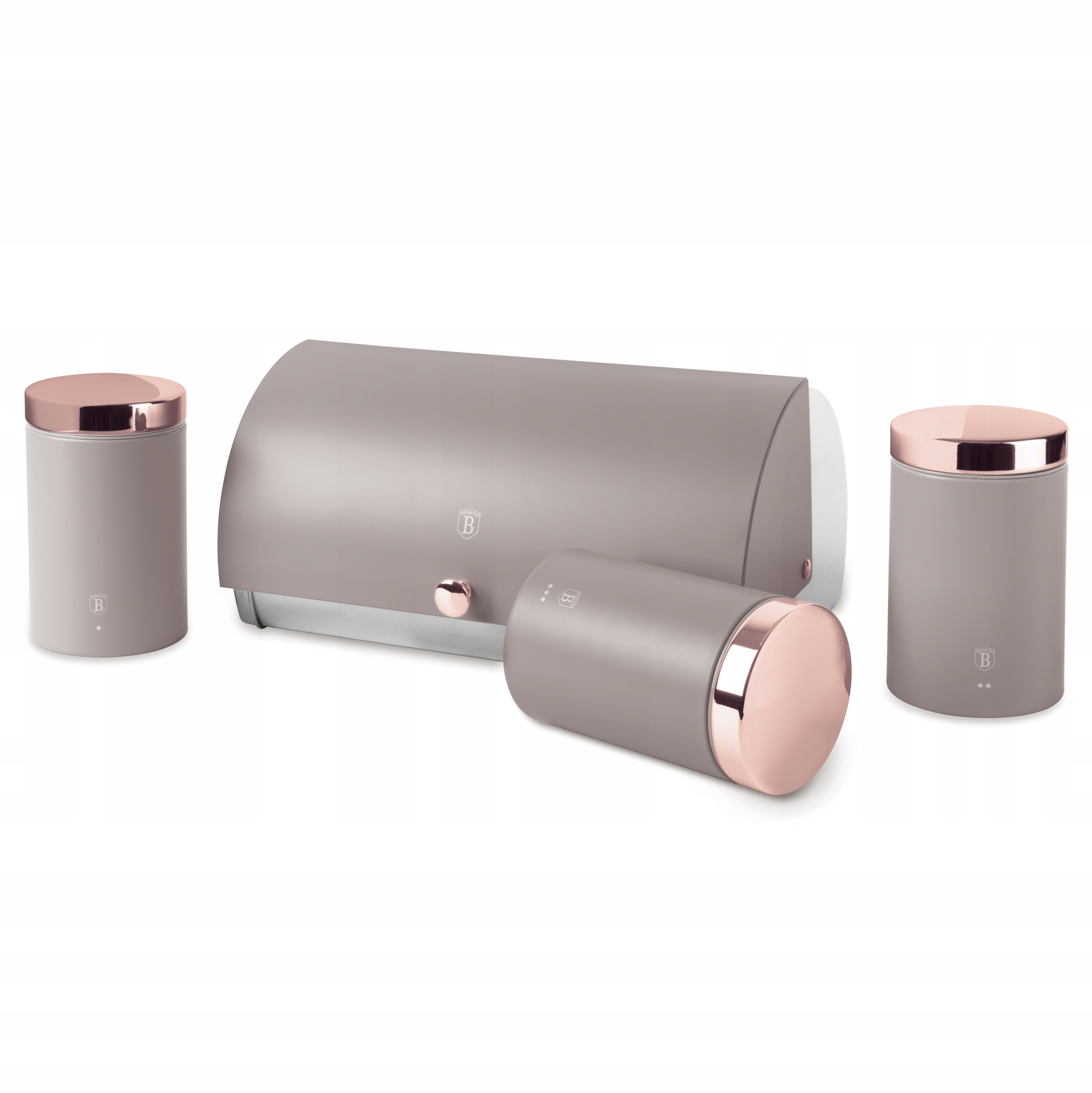 Berlingerhaus BH-6834 súprava dóz na potraviny 4 ks Taupe Collection