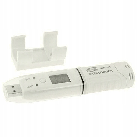 HIGROMETR WILGOTNOŚCIOMIERZ REJESTRATOR MIERNIK TEMPERATURY WILGOTNOŚCI USB Model GM1365