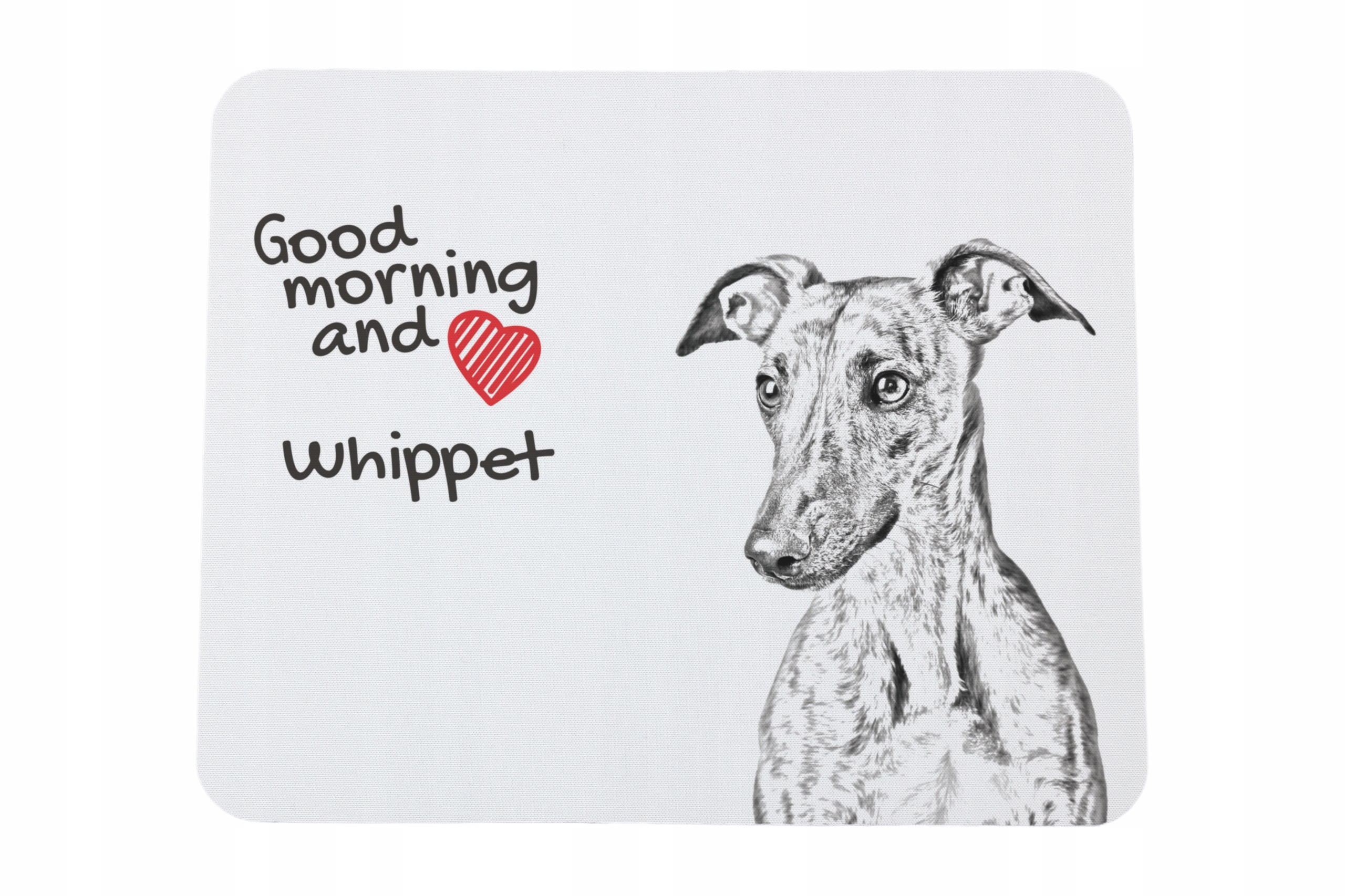 Whippet, Chart angielski podkładka pod myszkę z nadrukiem, personalizowan