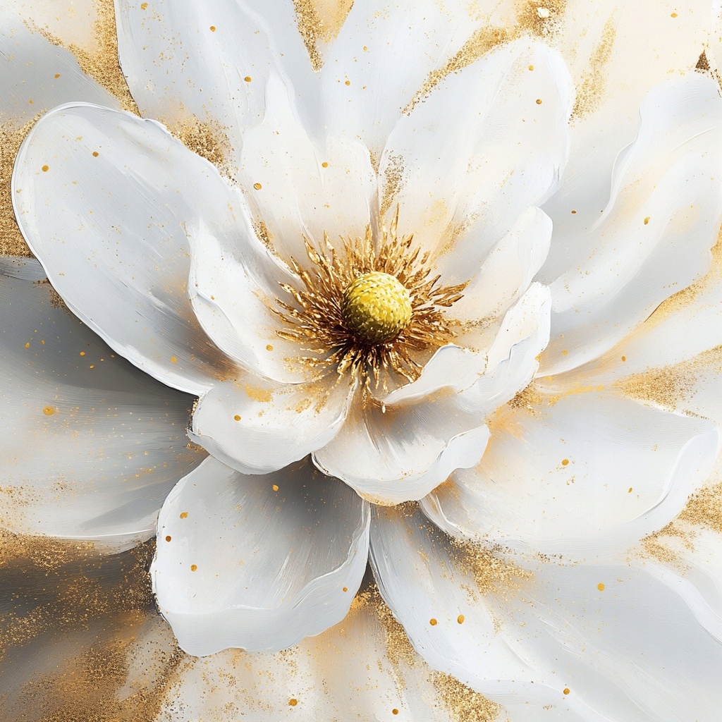 Obraz Na Plátně Canvas Příroda Bílý Květ Magnolie Glamour 80x80