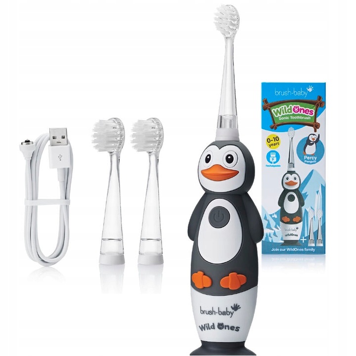 Brushbaby Wildones Penguin Szczoteczka 0-10LAT