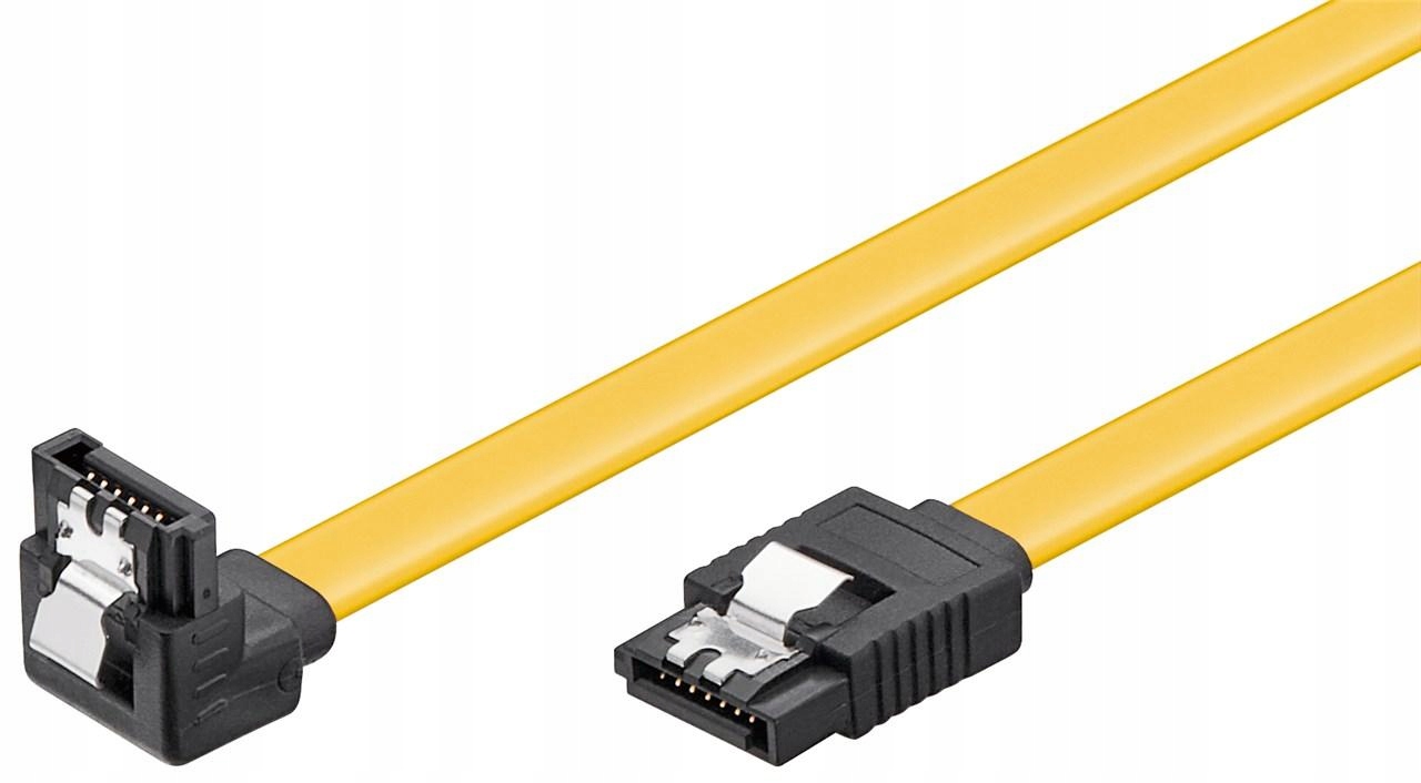 Kabel danych Sata 3.0 Premiumcord 0,3 m 1,5 GB/3 GB/6 Gb, zatrzask metalowy