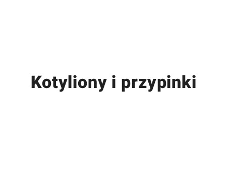 Przypinki i kotyliony