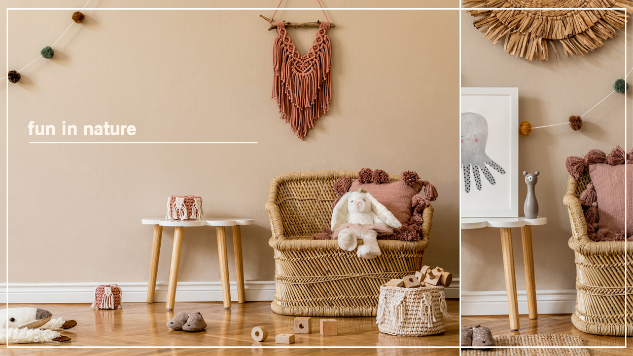 Pokój dziecięcy w stylu boho