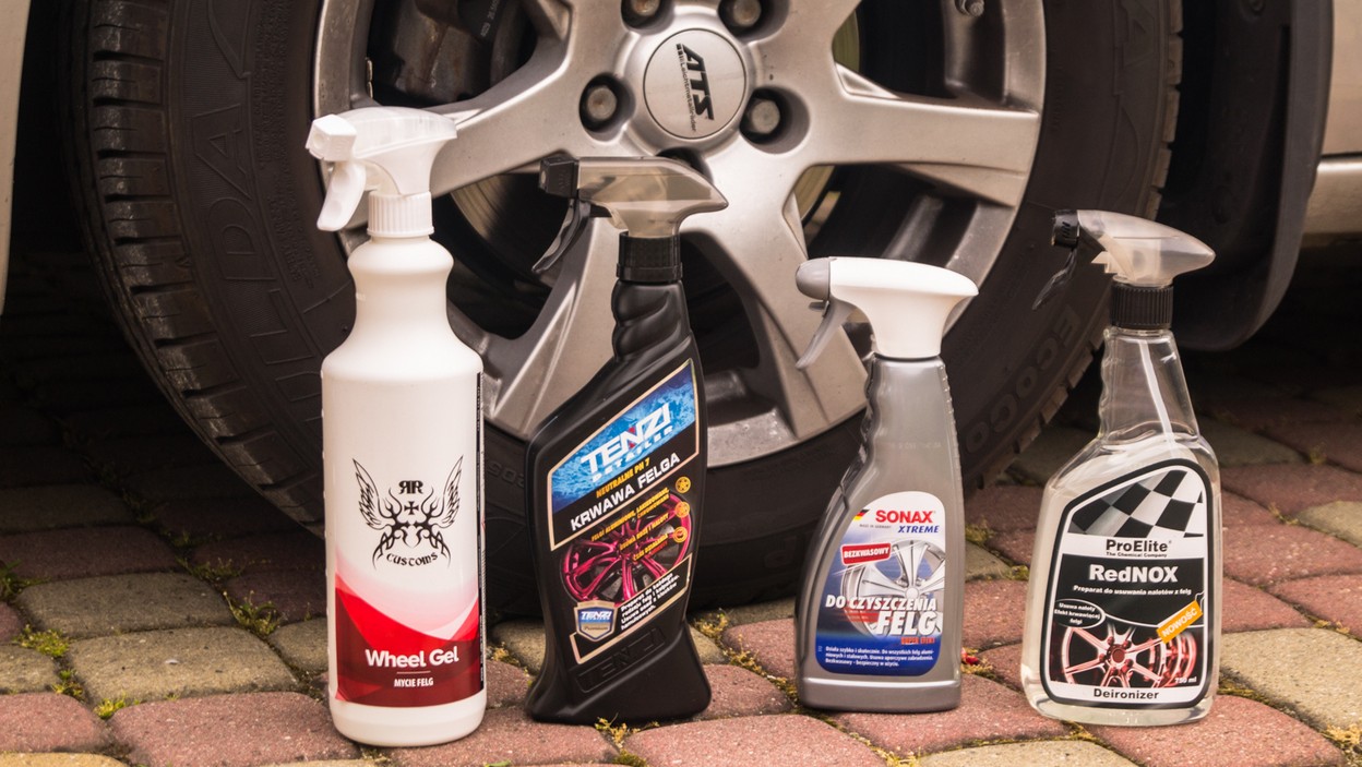 Test środków do czyszczenia felg SONAX Xtreme, Tenzi Detailer Krwawa