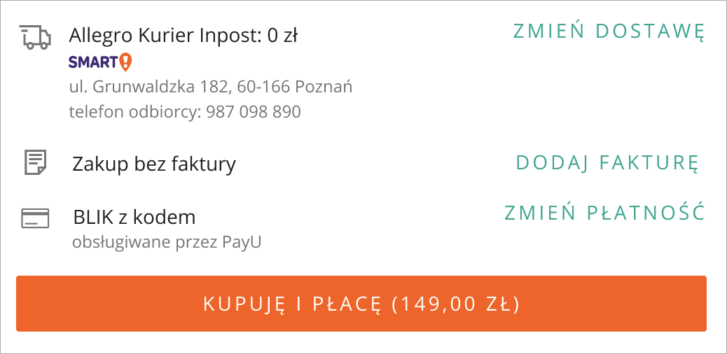 Kup Teraz Oraz Kupuje I Place Jak Szybko Kupic Przedmiot Pomoc Allegro