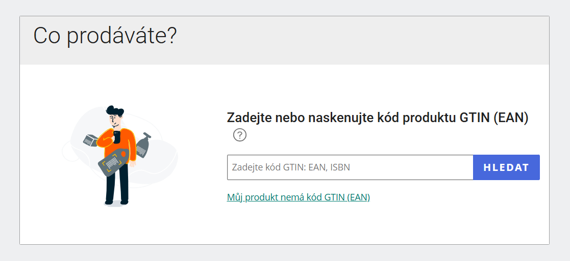 Výběr GTIN.