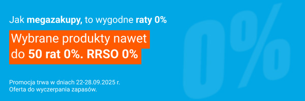For mega purchases, convenient 0% installments - selected products up to 50 installments 0% APR 0%