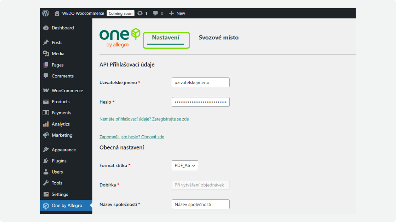 woocommerce manual setting