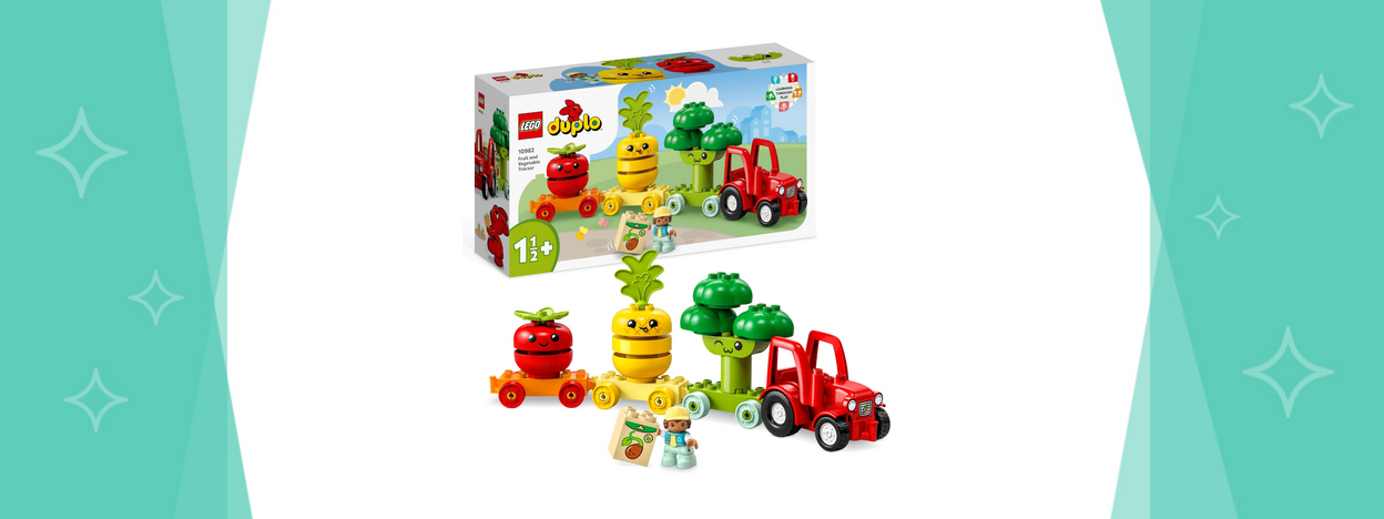 LEGO DUPLO – Traktor z warzywami i owocami