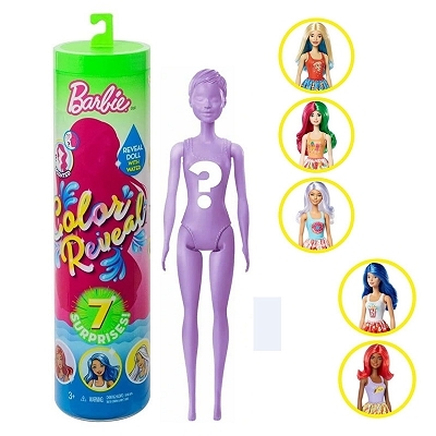 barbie farba odhaliť mattel