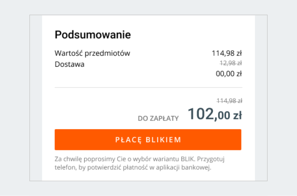 Płacę BLIKIEM i wybieram