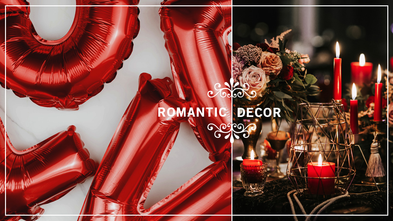 Romantická výzdoba do vášho bytu na Valentína