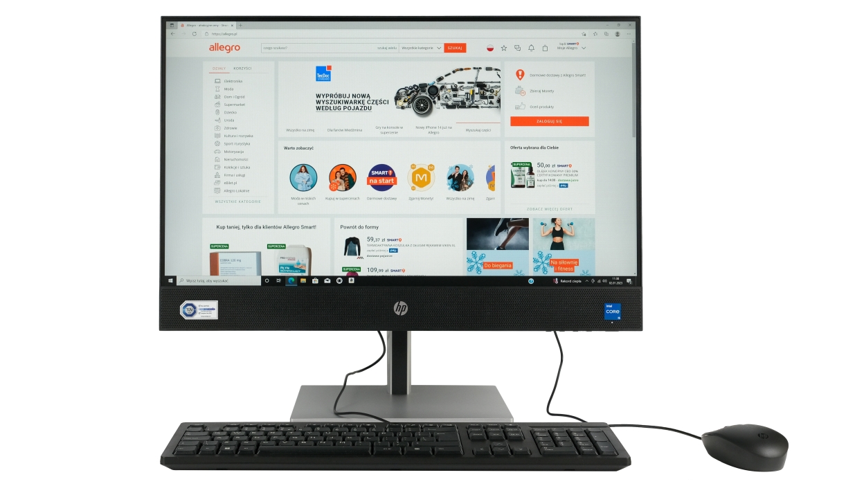 Test komputera HP ProOne 440 G9 AiO szybki i cichy AllinOne