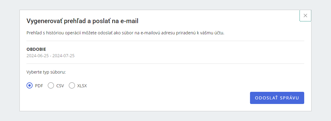 prehľad