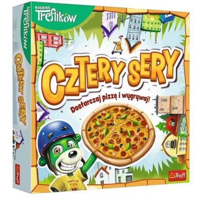 Cztery Sery - gra planszowa o dowożeniu pizzy