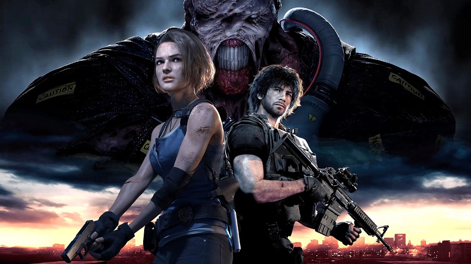 Okładka gry Resident Evil 3, remake klasycznego survival horroru