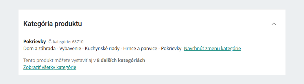 Navrhnúť zmenu kategórie