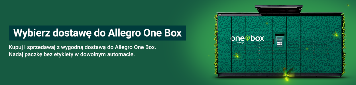 Allegro One Box, black, textured composite material, touchscreen delivery unit.