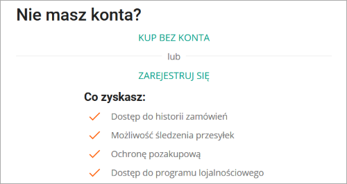 bez konta