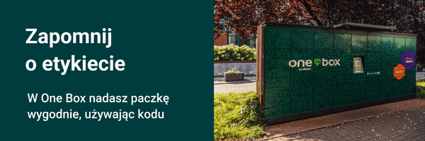 One Box locker, dark green, textured metal, outdoor parcel pickup unit.