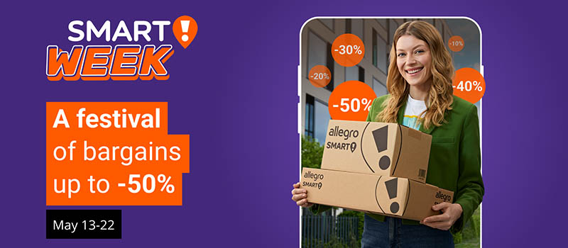 Smart! Week - A fesitval of bargains up to -50% - May 13-22