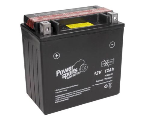 YTX14-BS Maxgear Akumulator Moto. 12V 12AH/160A L+ (WYM:150X87X148) +kwas