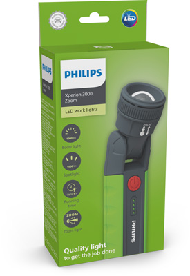 Ručná dielenská lampa Philips X30ZOOMX1