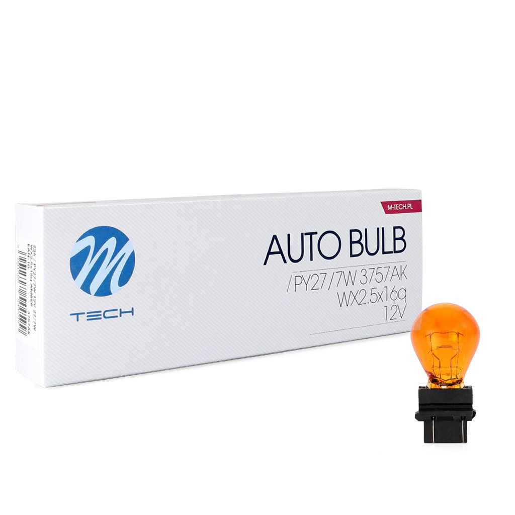 Żarówka PY27/7W 12V 27/7W WX2,5x16q M-tech 1szt.