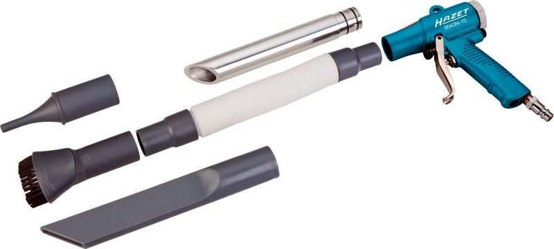 Zestaw odkurzacz pneumatyczny - pistolet do przedmuchiwania