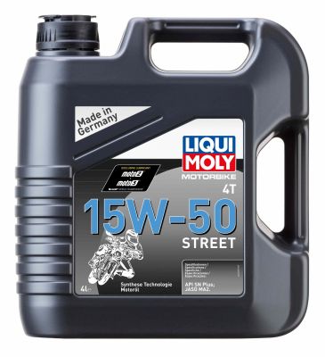 Motorový olej Liqui Moly Motorbike 4T Street 4 l 15W-50