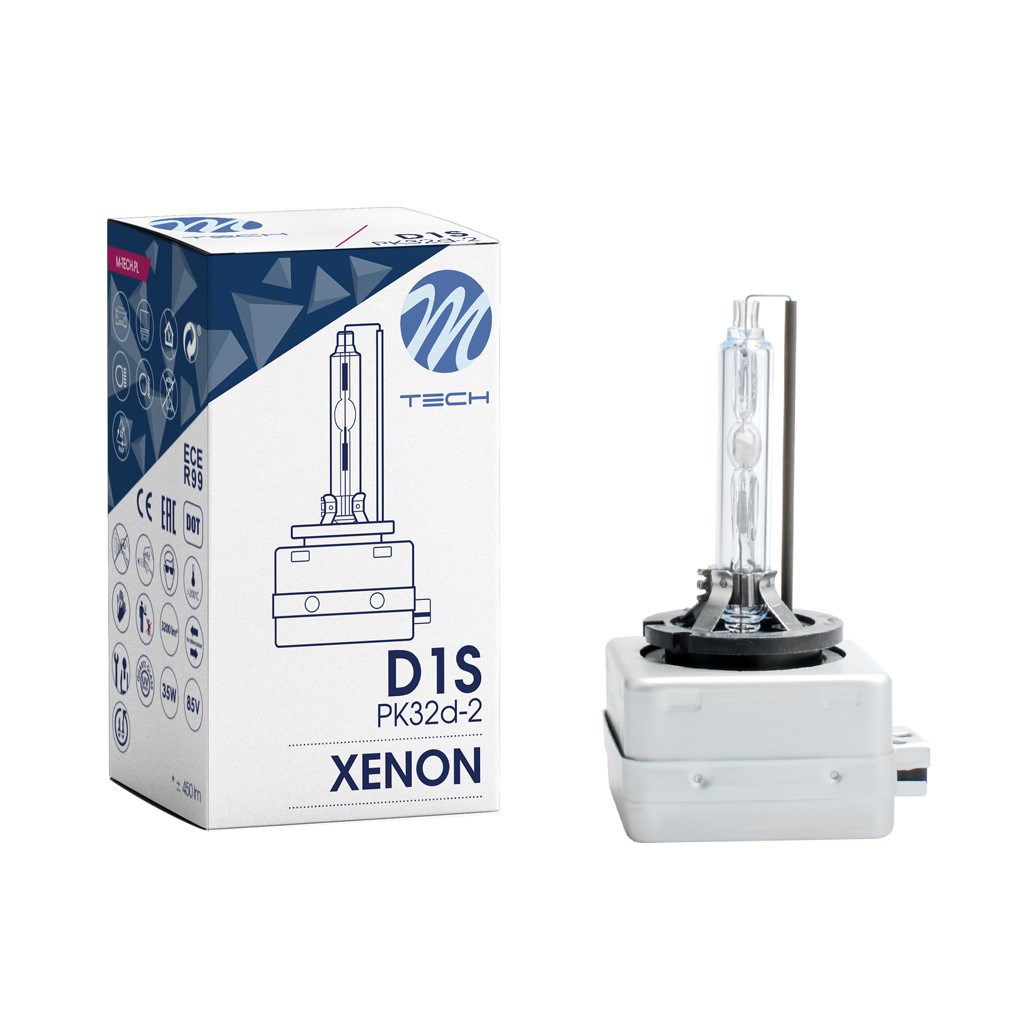 Żarówka Palnik Żarnik Xenon Ksenon M-Tech D1S 4300K Homologacja 1szt.