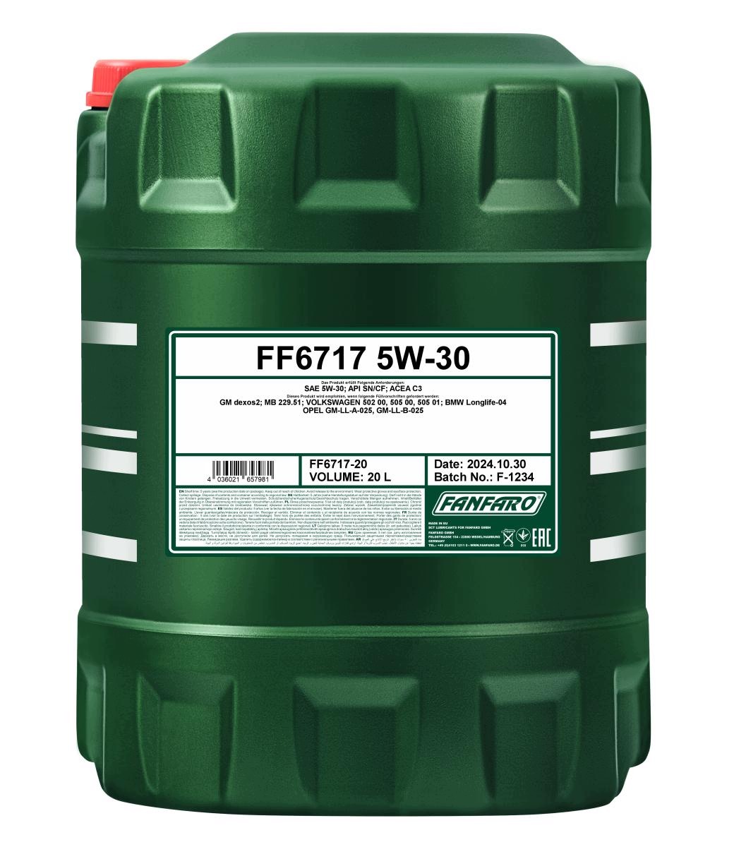 Fanfaro Olej Opel Gm DEXOS2 5W30 20L