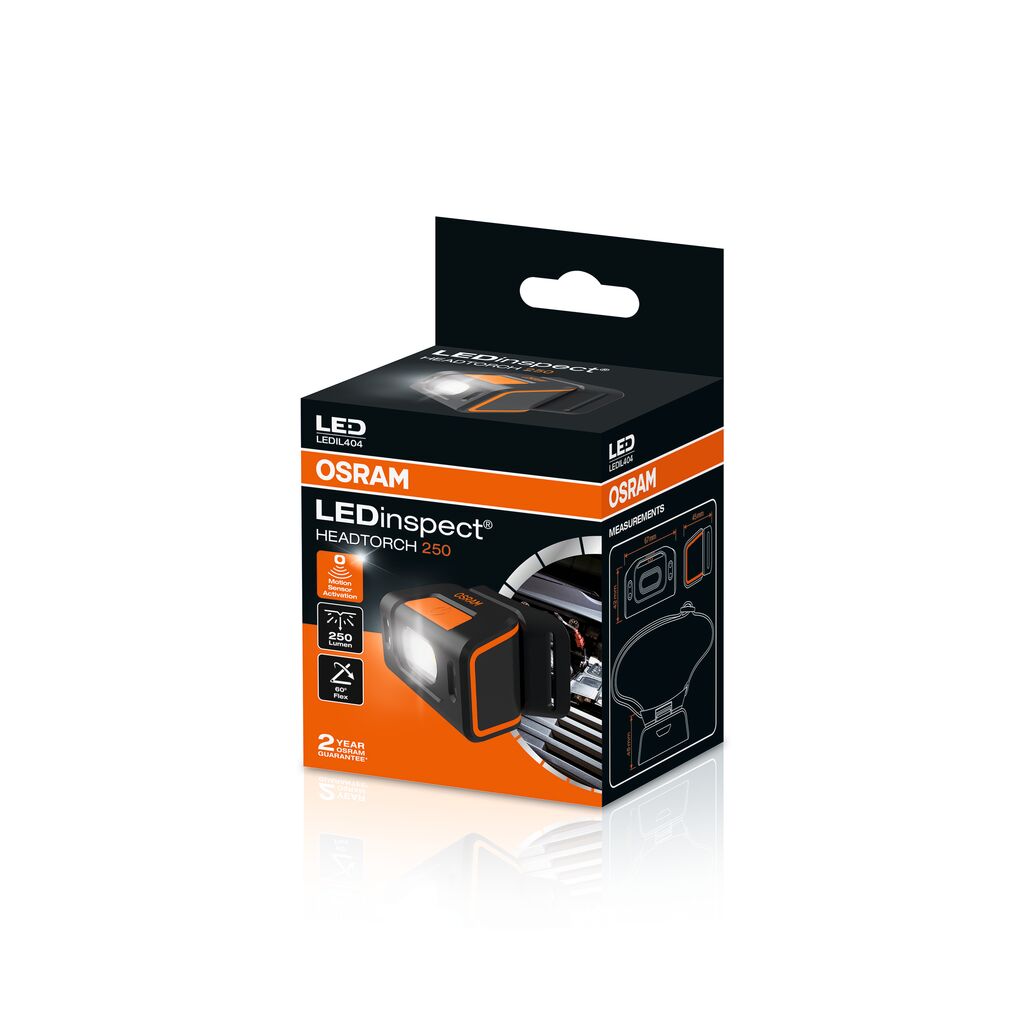 Dielenská Lampa Ledinspect HEADTORCH25 0 Osram LEDIL404 Osram