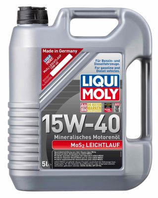 Motorový olej Liqui Moly MoS2 Leichtlauf 5 l 15W-40