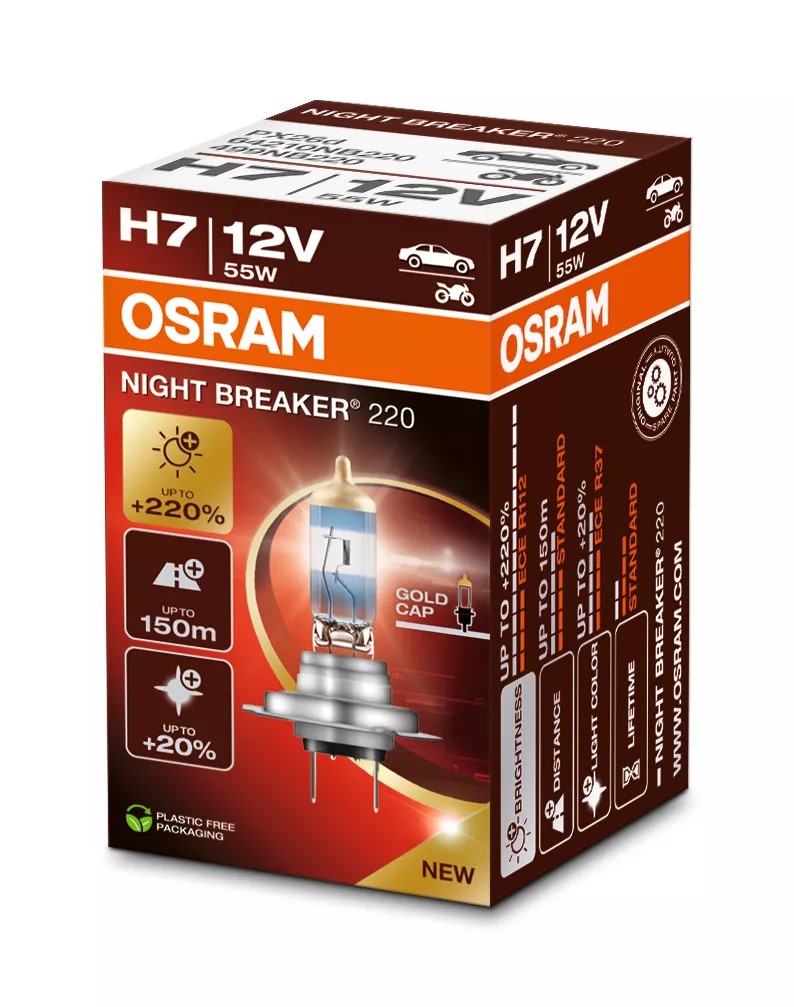 Żarówka Osram Night Breaker 220 H7 55 W 1 szt. 64210NB220