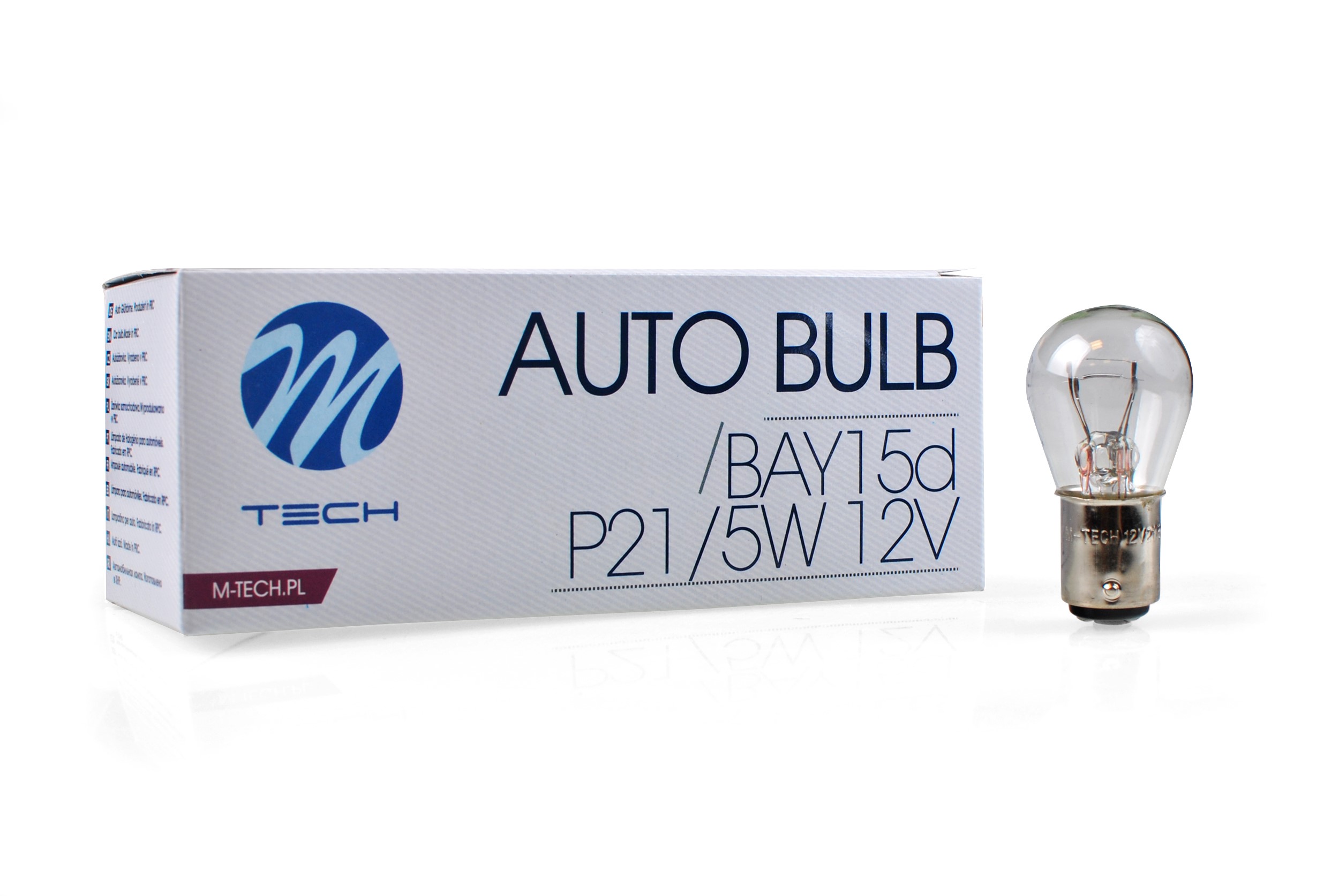 Żarówka P21/5W 1157 12V 21/5W BAY15d M-tech 1szt.