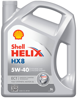 Oleje a mazivá Shell Helix HX8 Ect 5W40 5L