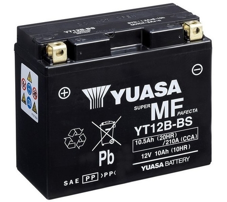Akumulator motocyklowy Agm Yuasa YT12B-BS 12V 10,5Ah 210A L+