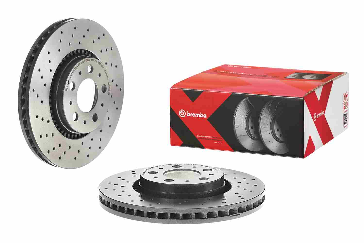 Brzdový Kotouč Přední Xtra Přední Volvo 09.9130.1X Brembo