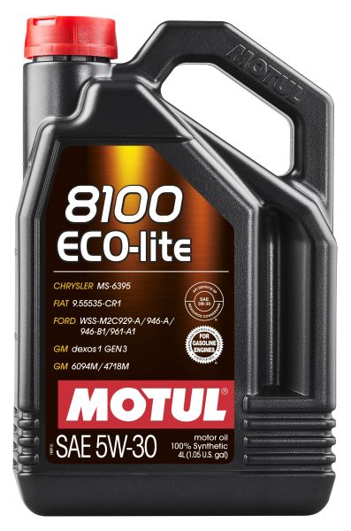 Olej Motul 5W30 4L 8100 Eco Lite Sp-rc GF-6A Gm DEXOS1 GEN3 MS-6395