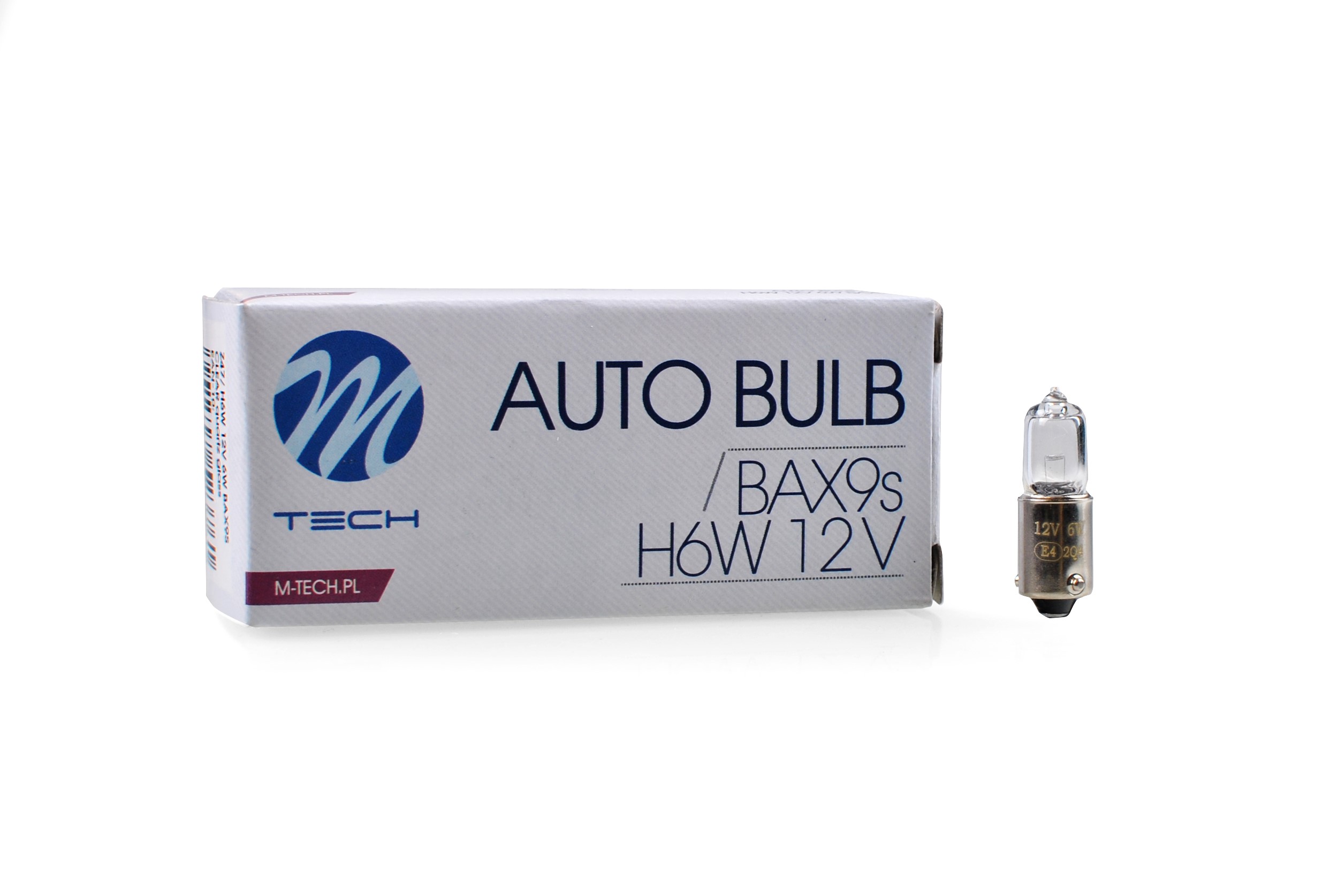 Żarówka halogenowa M-tech BAX9S 12V 6W H6W Clear 1szt. Z47 pozycyjne postój