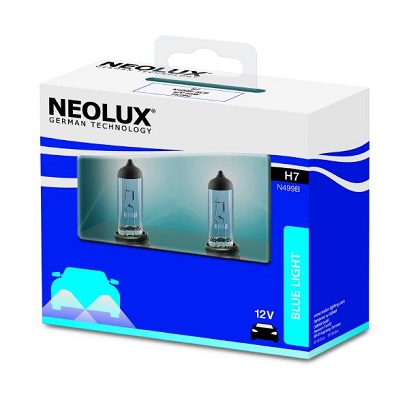 Neolux żarówki Blue Light H7 12V 55W N499B 2szt