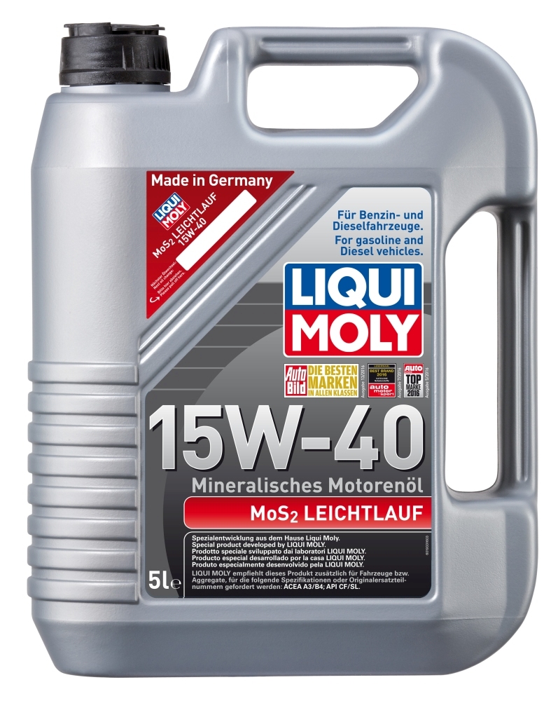 Olej Liqui Moly 15W40 5L MOS2 Leichtlauf A3/B4