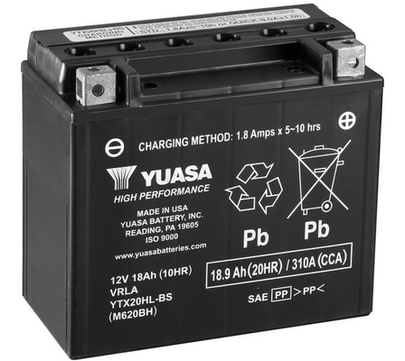 Motobatéria Yuasa YTX20HL-BS 18Ah, 12V